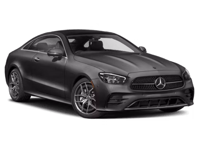 Forskåret solfilm til bil - Solfilm Mercedes E-Klass coupé