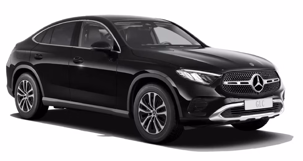 Forskåret solfilm til bil - Solfilm Mercedes GLC Coupé