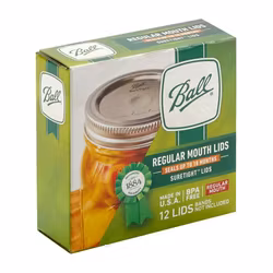 Ball® Regular Mouth Jar Lids 12pk