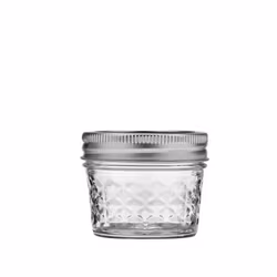 Ball Quilted Crystal 4 oz Regular Mouth