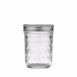 Ball Quilted Crystal 8 oz Regular Mouth