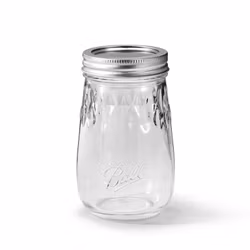 Ball Mason Flute Jar 16 oz