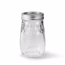 Ball Mason Flute Jar 16 oz