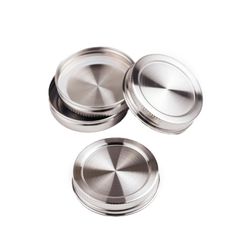 Leakproof lokk Wide Mouth - Stainless Steel 2 stk
