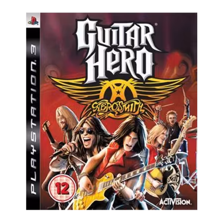 Guitar Hero Aerosmith (Ny/oöppnad, skadad förseglingsplast på baksidan)