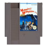 Maniac Mansion (SCN, 3-skruv, endast kassett, fläck på etiketten)
