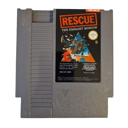 Rescue: The Embassy Mission  (DAS PAL, 3-screw, endast kassett)