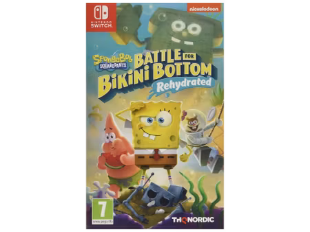 Spongebob SquarePants: Battle for Bikini Bottom Rehydrated (Nintendo Switch) (Ny/oöppnat)