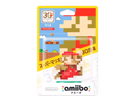 Amiibo figur: Super Mario Bros 30th Anniversary: Mario Classic Colors - Japanese (Ny/oöppnat)