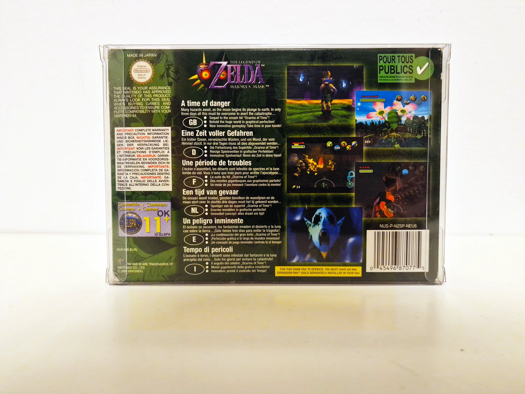The Legend of Zelda: Majora’s Mask (PAL) (Nintendo 64) (CIB)
