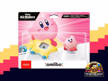 Amiibo Kirby Air Riders - Kirby + Warp Star
