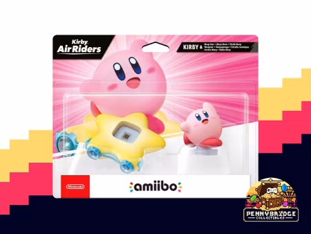 Amiibo Kirby Air Riders - Kirby + Warp Star