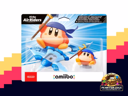 Amiibo Kirby Air Riders - Waddle Dee + Winged Star