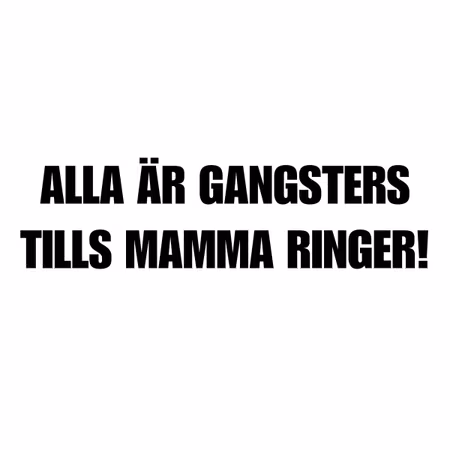 Alla är gangsters - Dekal