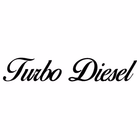 Turbo Diesel - Dekal