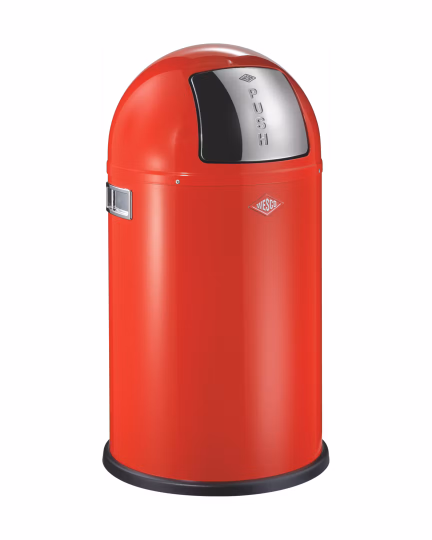 Wesco Pushboy junior papperskorg Röd 22L