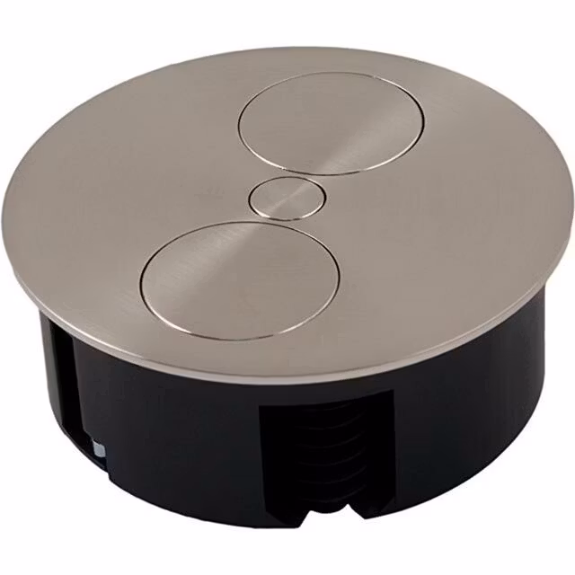 BACHMANN Twist 1 rostfritt (2-vägs) eluttag