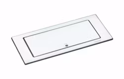EVOline® BackFlip, 2-vägs + 1x USB-A Vit glas