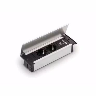 BACHMANN Kapsa 2-vägs + 2x USB-A