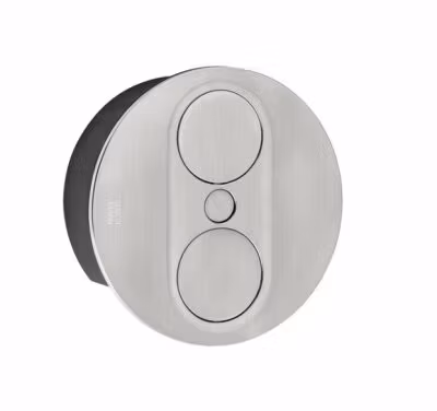 BACHMANN Twist 2, (USB A+C , rund) Rostfritt eluttag