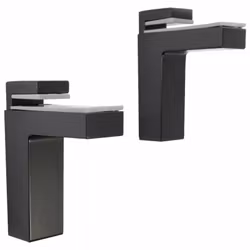 Hyllkonsoll till (glas)hyllor svart