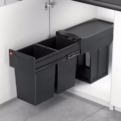 Källsortering HAILO Tandem 15+15L Black Edition