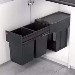 Källsortering HAILO Tandem 15+15L Black Edition