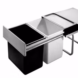 Källsortering HAILO AS platsbesparande Tandem 18L + 18L