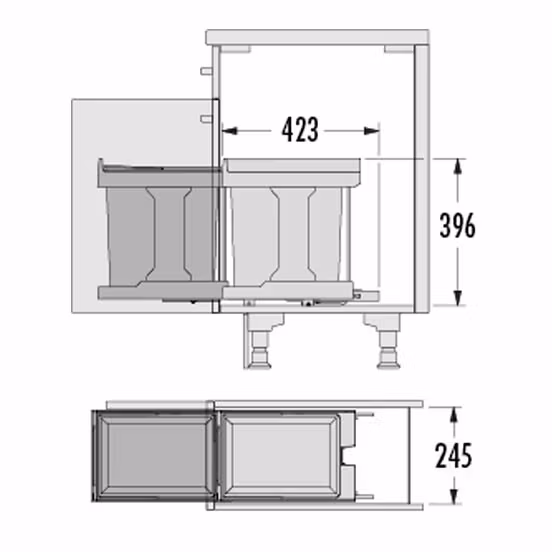 Källsortering HAILO 20L