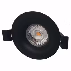 LED Spot Camini rund svart