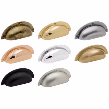 Beslag design skålhandtag 3922 (8 färger)