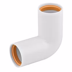 Faluplast avlopp vinkel 2x90°