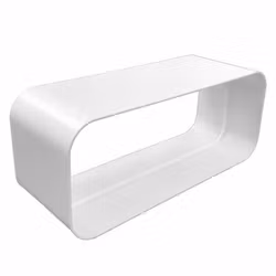 Rektangulär skarvmuff för rör 222x89 mm (inv. mått)