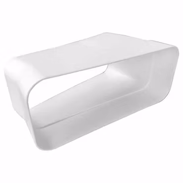Rektangulär 15° skarvmuff 222x89 mm