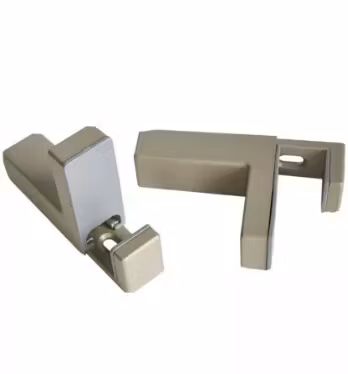 Hyllkonsol till (glas)hyllor Rostfritt look (matt)