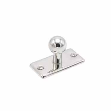 Beslag design Knopp 5320 - Förnicklad