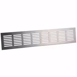 Ventilationsgaller borstad aluminium 600x80mm