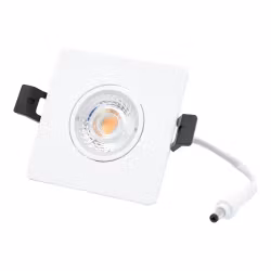 LED Spot Camini, vinklingsbar fyrkantig vit