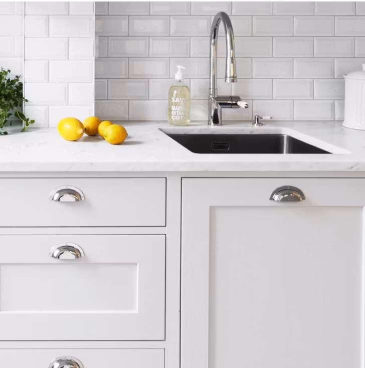 Beslag design skålhandtag 3922 (8 färger)