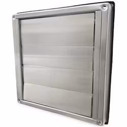 Ytterväggshuv ø125mm med lameller