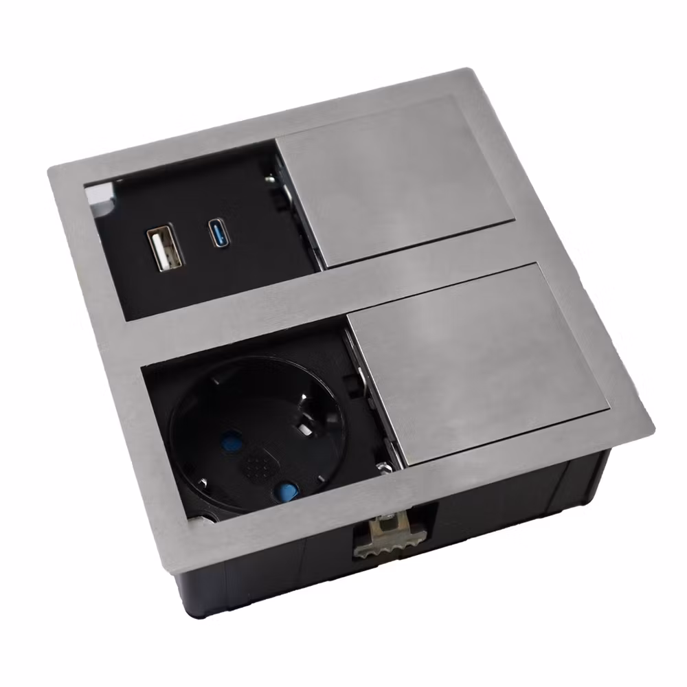 Versahit dual rostfritt USB A C