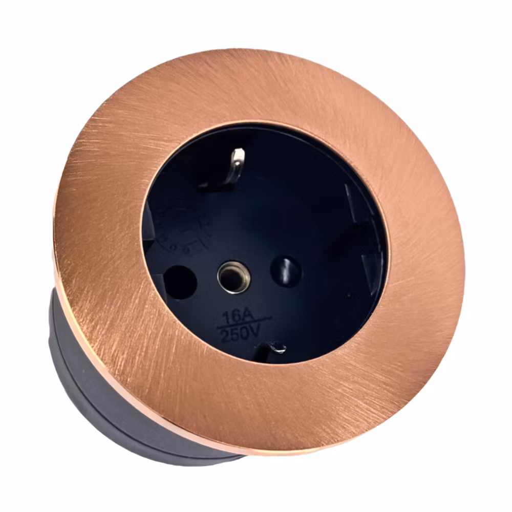 Caressi Caps möbel eluttag koppar