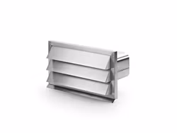 Rektangulär ytterväggshuv liggande