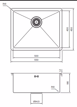 Tapwell TA5040 Rostfritt