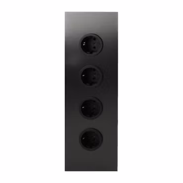 Hörnbox Asta 4-vägs Gun Metal