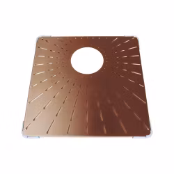CARESSI bottengaller 385x385 mm koppar