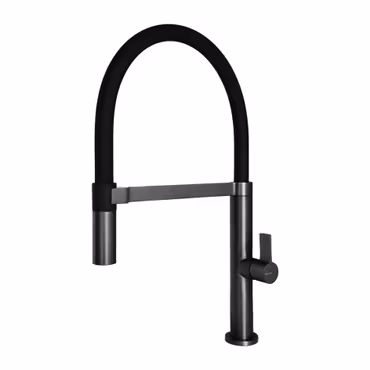 CARESSI Gun Metall PVD köksblandare 1112GM