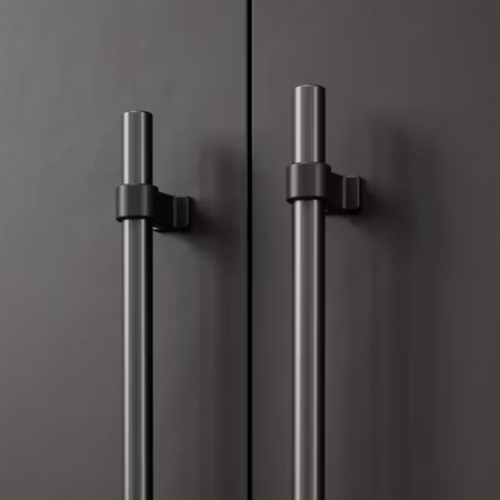 Beslag design Handtag Bond C/C 160mm Gun Metal Förslag