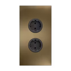 Hörnbox Asta 2-vägs mässing patina (stående/liggande)