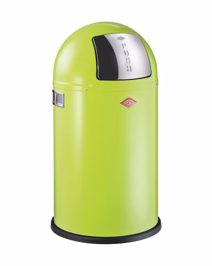 Wesco Pushboy junior papperskorg Lime 22L